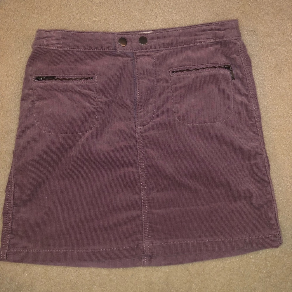 Corduroy purple skirt